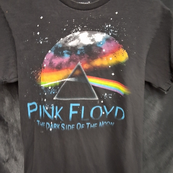 Black Pink Floyd size womens small (Dark Side Of The Moon Tee) - Picture 5 of 6